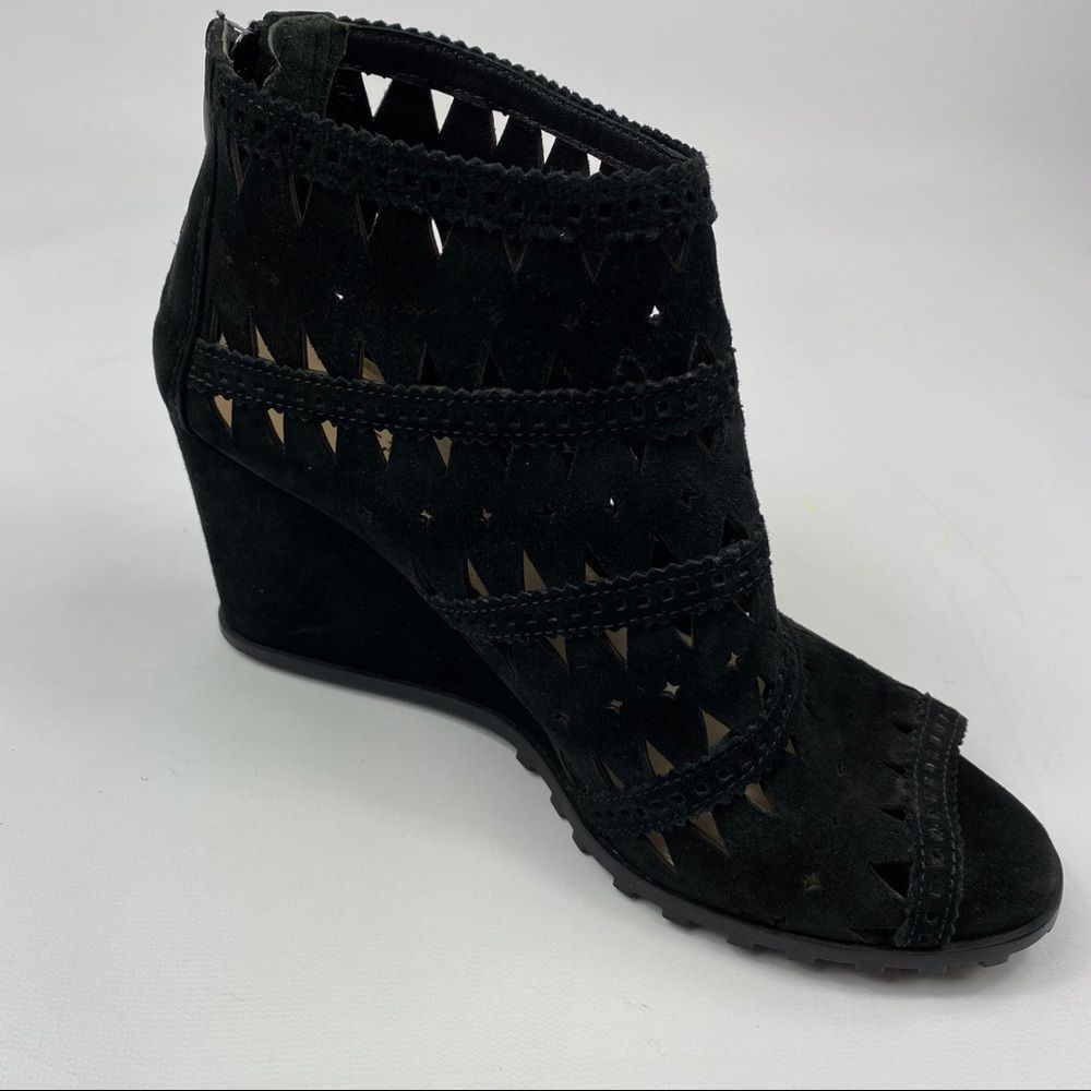 Via Spiga Latanya wedge sandal peep toe perforated - Picture 12 of 16